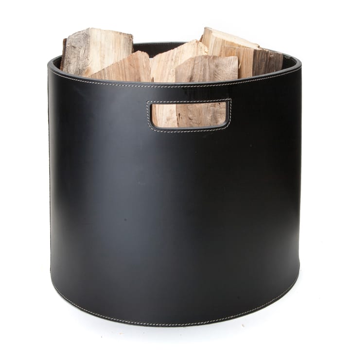 Ørskov firewood barrel - 黑色 with 白色 stitches - Ørskov