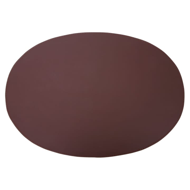 Ørskov 餐垫  leather oval 47x34 cm - 棕色 - Ørskov