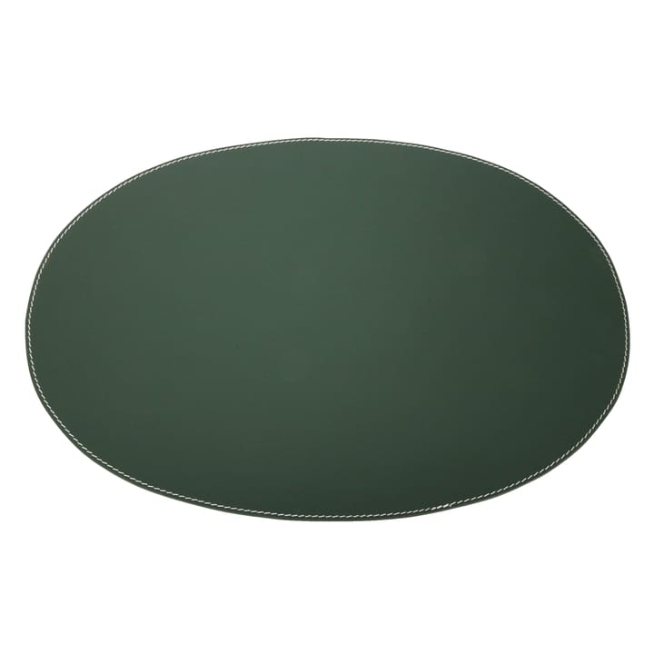 Ørskov 餐垫  leather oval - dark 绿色 - Ørskov