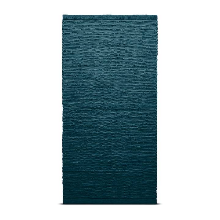 棉 地毯 140x200 cm - petroleum (petrol蓝色) - Rug Solid