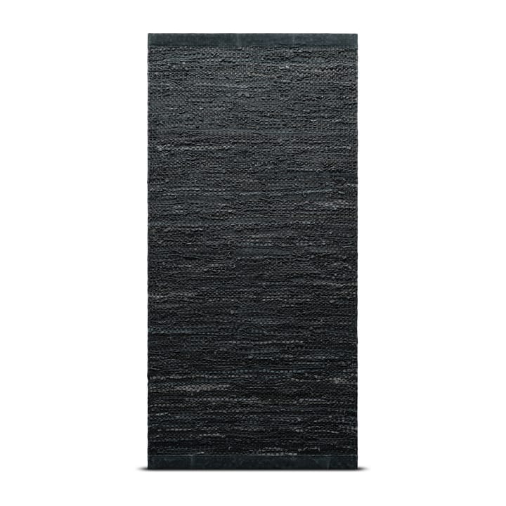 Leather 地毯  140x200 cm - dark 灰色 (dark 灰色) - Rug Solid