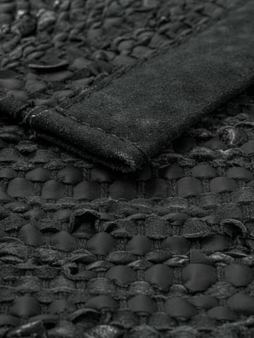 Leather 地毯  140x200 cm - dark 灰色 (dark 灰色) - Rug Solid