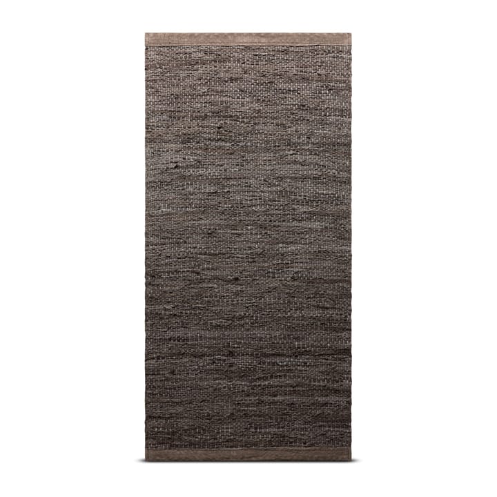 Leather 地毯  140x200 cm - wood (棕色) - Rug Solid