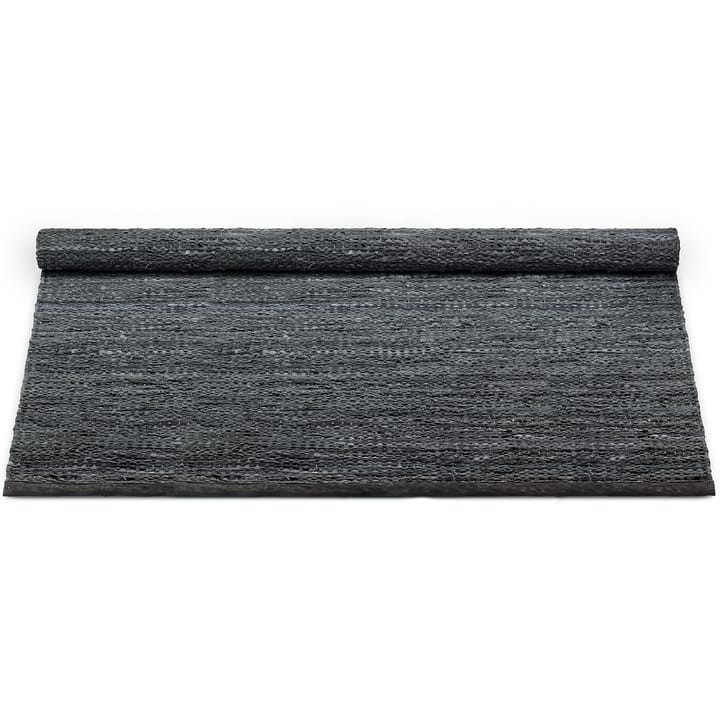 Leather 地毯  200x300 cm - dark 灰色 (dark 灰色) - Rug Solid