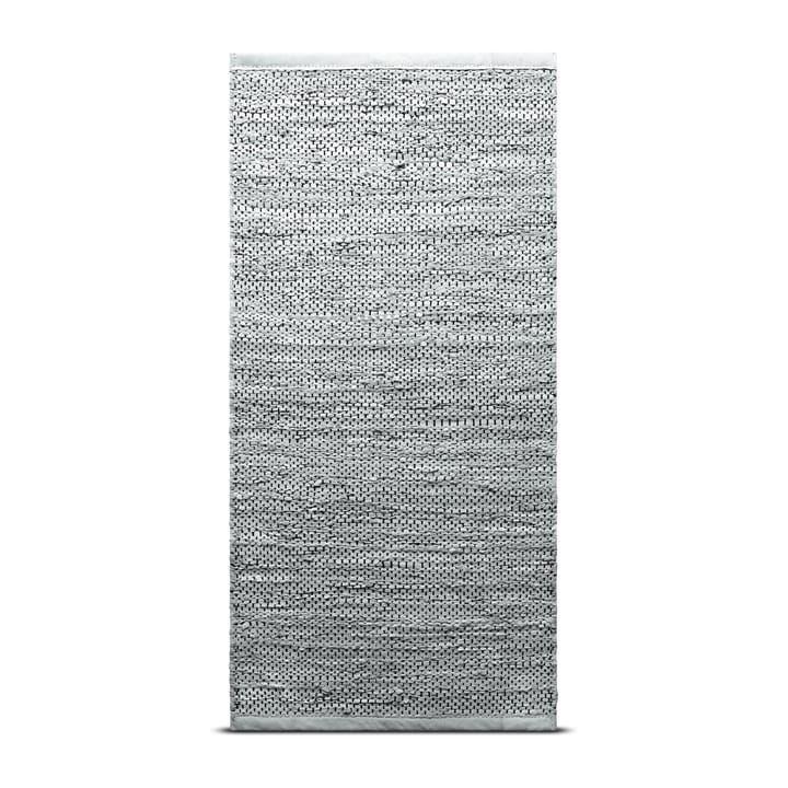 Leather 地毯  60x90 cm - light 灰色 (light 灰色) - Rug Solid