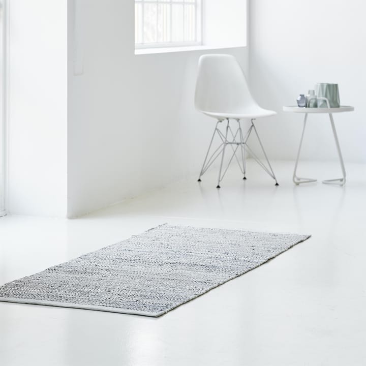 Leather 地毯  60x90 cm - light 灰色 (light 灰色) - Rug Solid