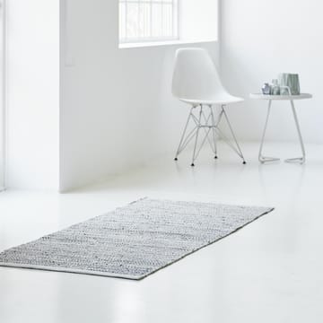 Leather 地毯  75x200 cm - light 灰色 (light 灰色) - Rug Solid