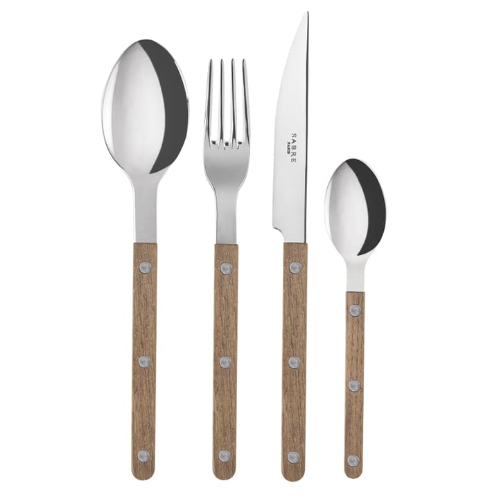 Bistrot 餐具 cutlery 24 pcs - teak wood - SABRE Paris