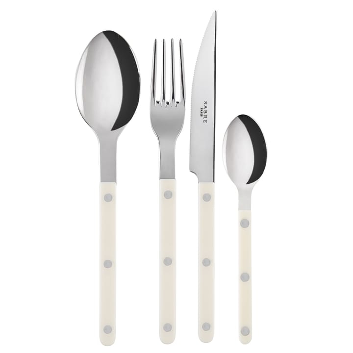 Bistrot 餐具 cutlery shiny 24 pcs, ivory SABRE Paris