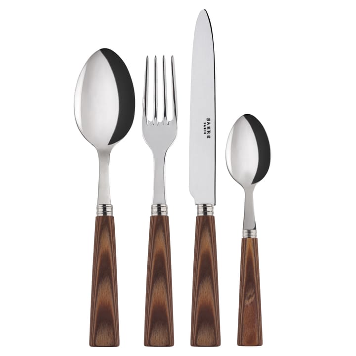 Nature 餐具 cutlery 24 pcs - natural wood - SABRE Paris