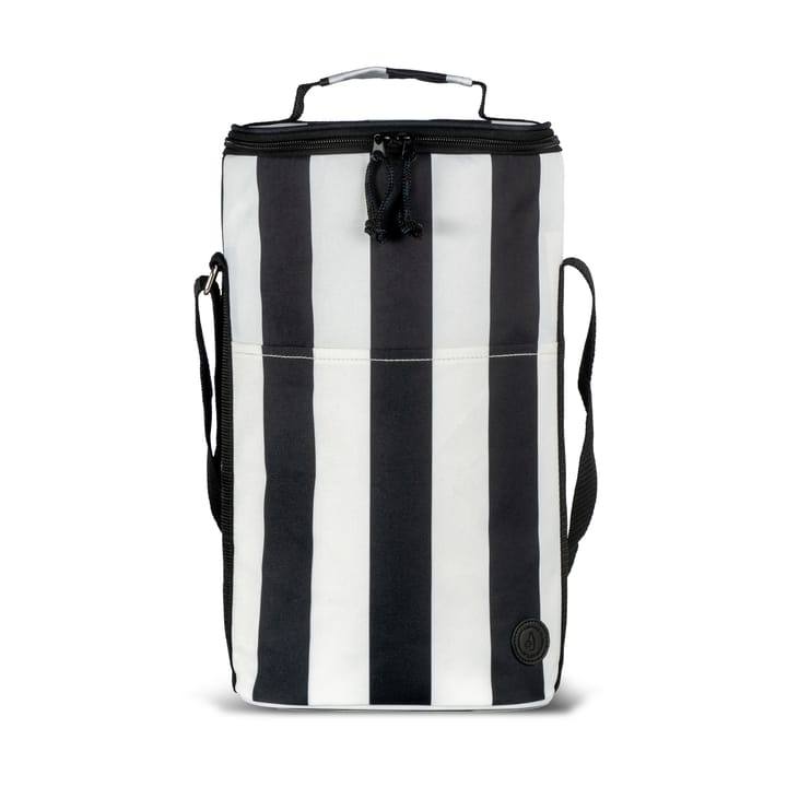 City cooler bag tall 9 L - 黑色-白色的 - Sagaform