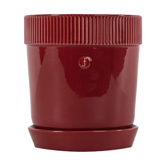 Elise pot M Ø17 cm - Burgundy - Sagaform