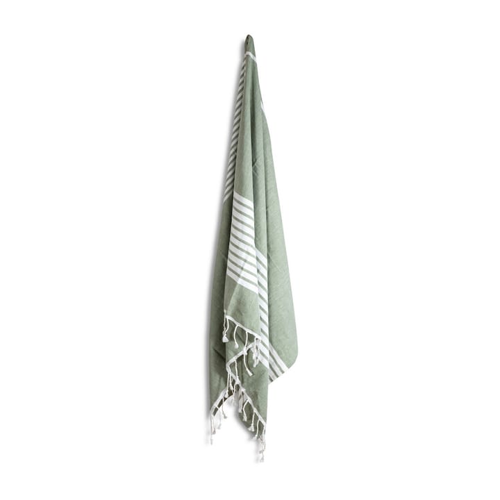 Ella Hamam towel 90x170 cm - 绿色 - Sagaform