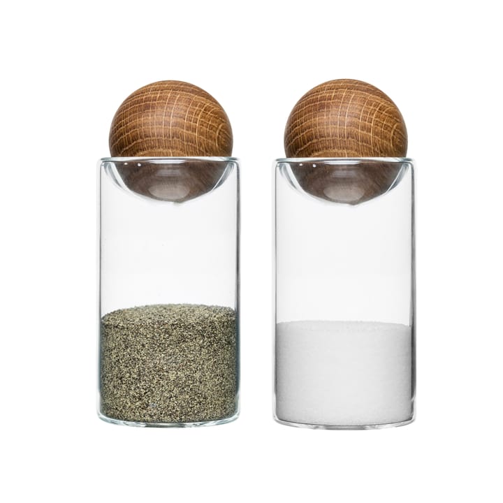 Nature salt- 和 pepper 套装 - 自然木色 - Sagaform