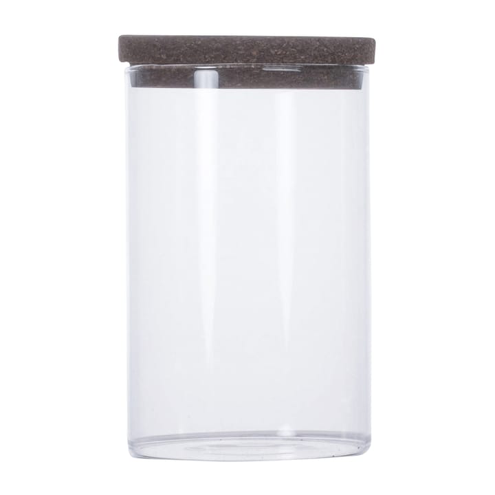 Nature storage jar with cork lid - Clear-dark 棕色 - Sagaform