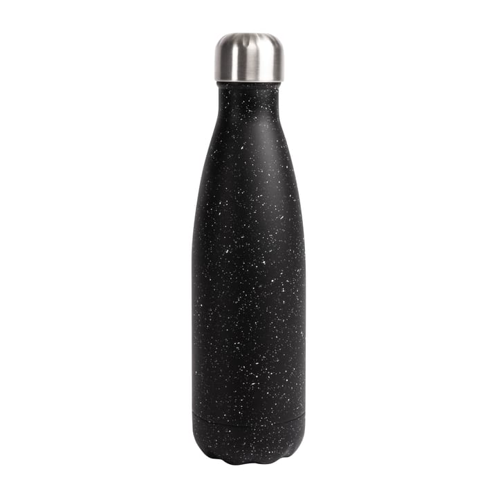 Nils steel bottle 50 cl, 黑色-白色 Sagaform