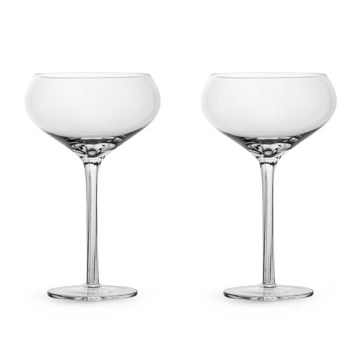 Saga cocktail glass 两件套装 - Clear - Sagaform