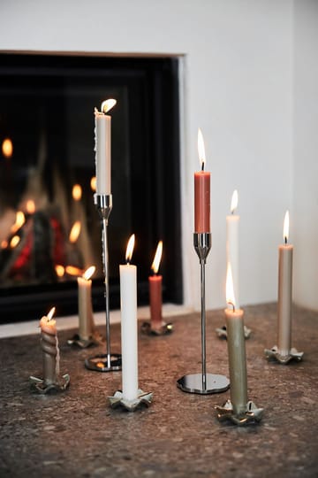 Siri candle sticks - 银色 - Sagaform