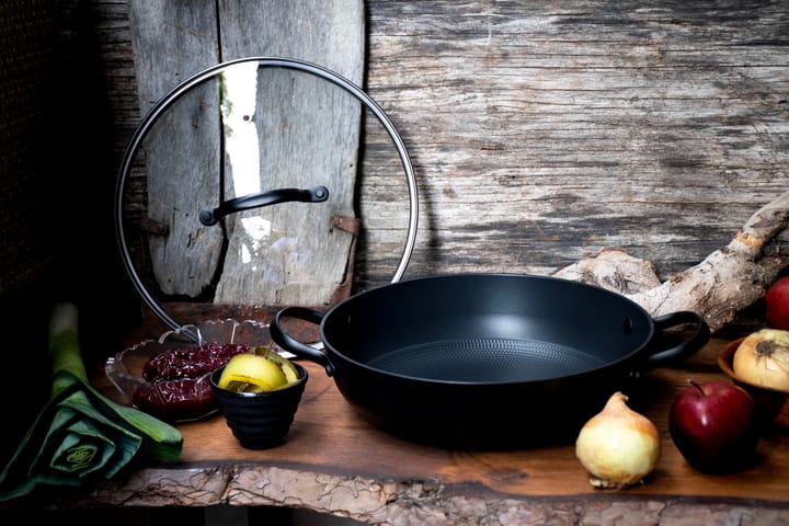 Satake saucepan in lightweight cast iron with 玻璃 lid, 26 cm Satake