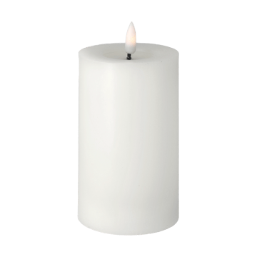 Bright Melt block candle 15 cm - 白色 - Scandi Essentials