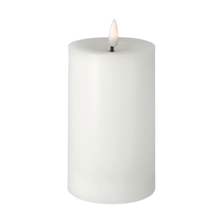 Bright Melt block candle 15 cm, 白色 Scandi Essentials