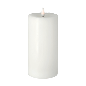 Bright Melt block candle 17,5 cm - 白色 - Scandi Essentials