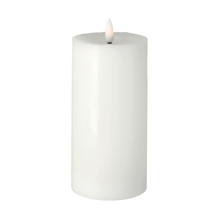 Bright Melt block candle 17,5 cm, 白色 Scandi Essentials