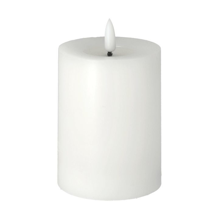 Bright Melt block candle LED 12,5 cm - 白色 - Scandi Essentials