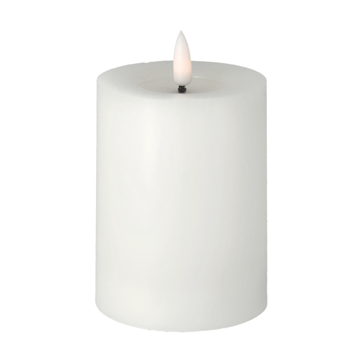 Bright Melt block candle LED 12,5 cm, 白色 Scandi Essentials