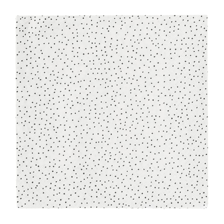 Solstickan napkins 33x33 cm 20 pack - 白色-黑色 - Scandi Essentials