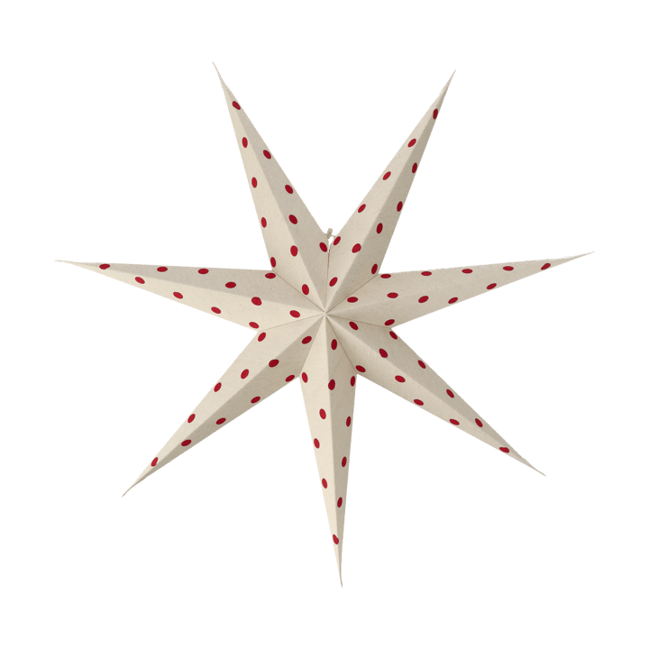 Bare advent star white-red dots, 80 cm Scandi Living