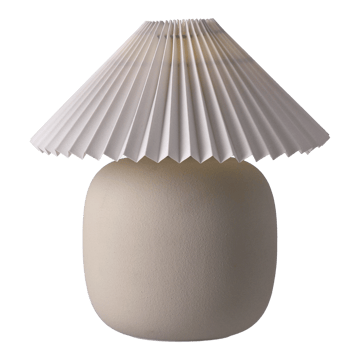 Boulder 台灯 29 cm beige-pleated white - undefined - Scandi Living