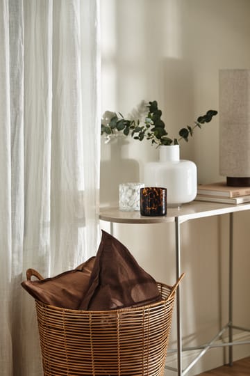 Calm 枕头套 linen 40x60 cm - Chocolate 棕色 - Scandi Living