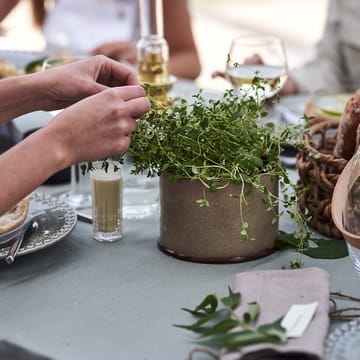 Clean linen table cloth 145x350 cm - Dusty 绿色 - Scandi Living