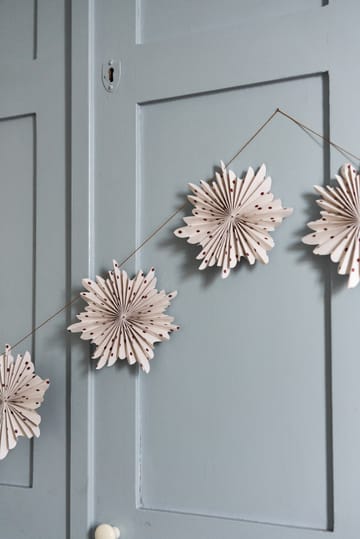 Festive garland 3 m - 红色 polka-dot - Scandi Living