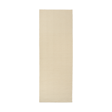 Furrow 羊毛地毯 natural white - 80x240 cm - Scandi Living