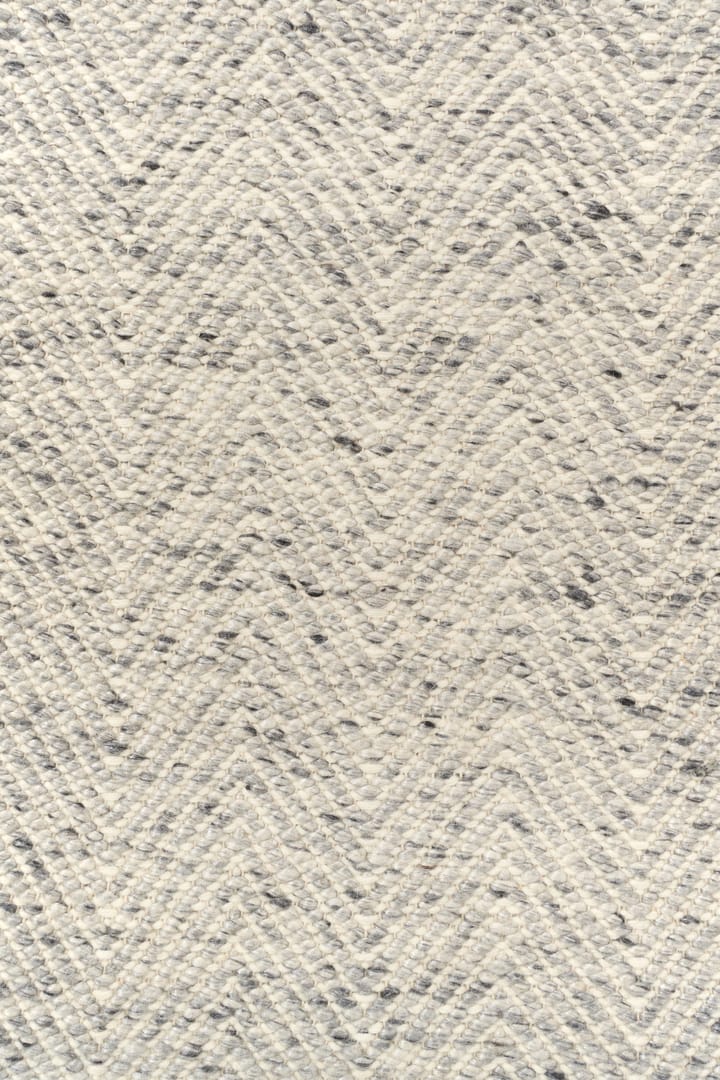 Furrow 羊毛地毯 natural white/grey, 80x240 cm Scandi Living