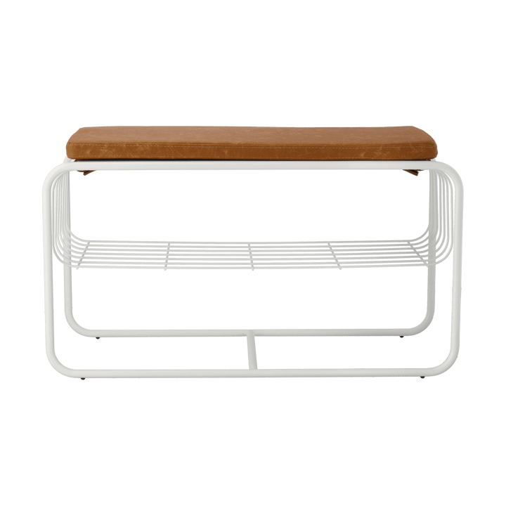 Nod bench/shoe rack 80x36x42 cm - 白色 - Scandi Living