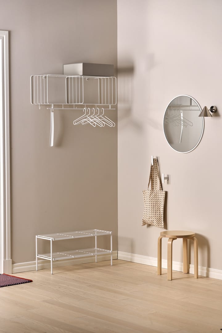 Nod shoe rack 80x30x37 cm - 白色 - Scandi Living