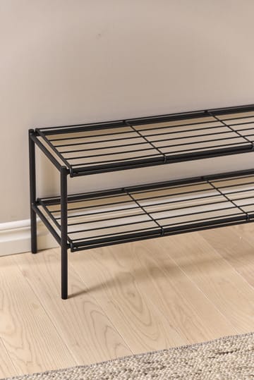 Nod shoe rack 80x30x37 cm - 黑色 - Scandi Living