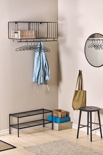 Nod shoe rack 80x30x37 cm - 黑色 - Scandi Living