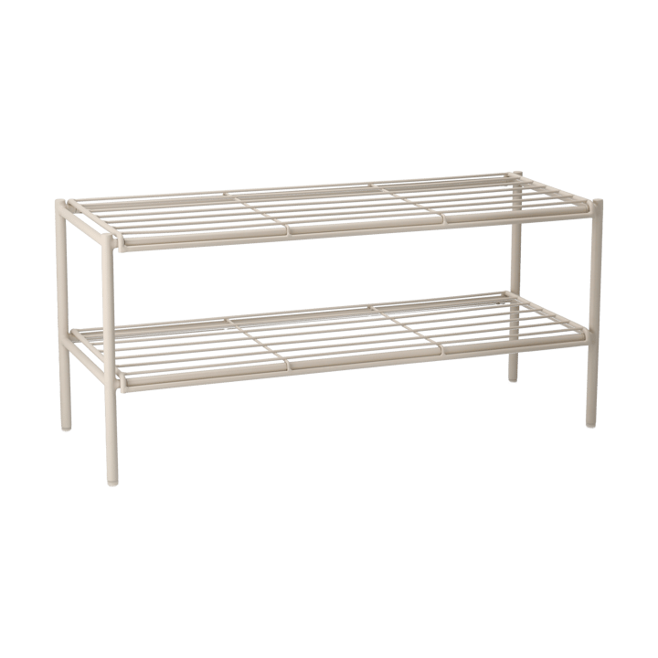 Nod shoe rack 80x30x37 cm - 米色 - Scandi Living