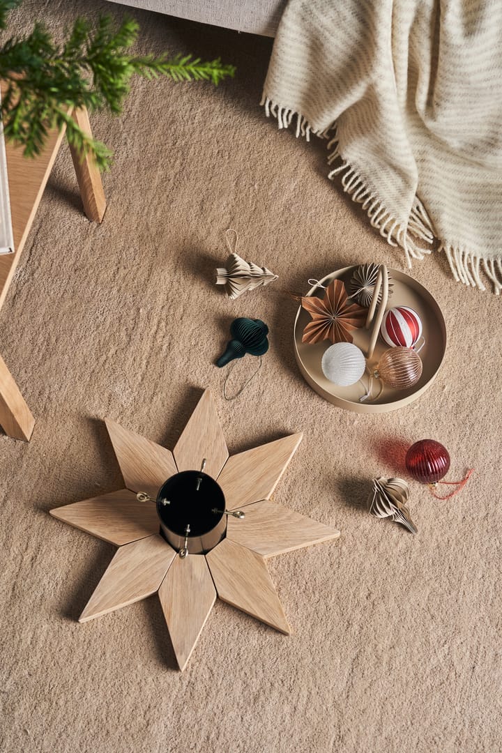 Norr Christmas tree trivet - 白色 lase红色 - Scandi Living