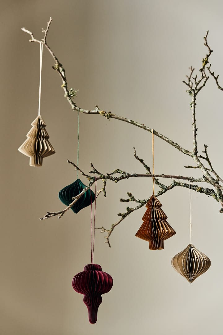 Onion baubles 四件套装 - Forest 绿色 - Scandi Living