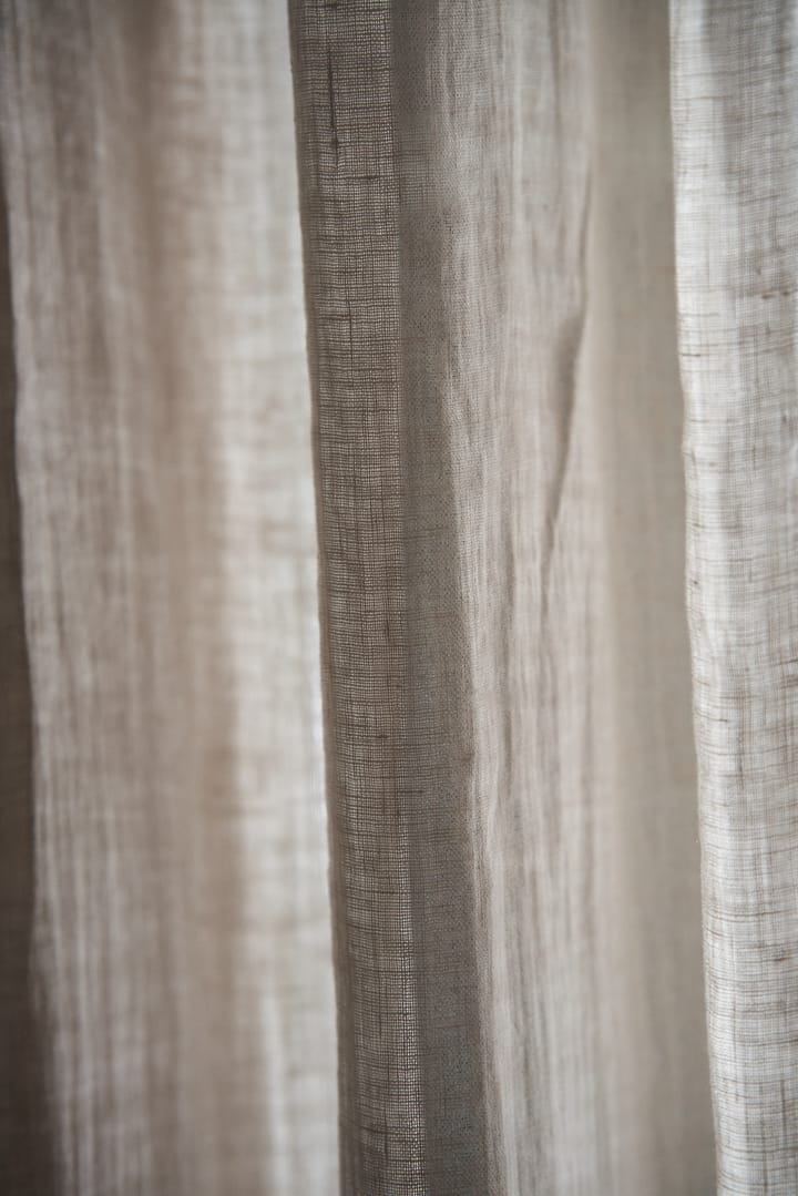 Serenity curtain with multiband 129x250 cm - 沙色 - Scandi Living