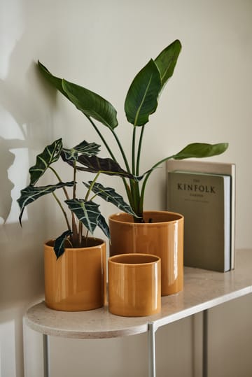 Sleek 花盆 Ø19 cm - Mustard - Scandi Living