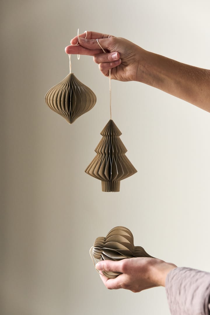 Spira baubles 四件套装 - Natural - Scandi Living