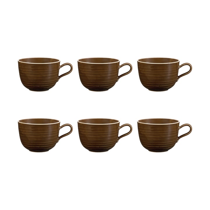 Terra 杯子 38 cl 六件套装 - Earth Brown - Seltmann Weiden