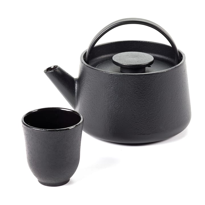 Inku teapot cast-iron 80 cl - 黑色 - Serax