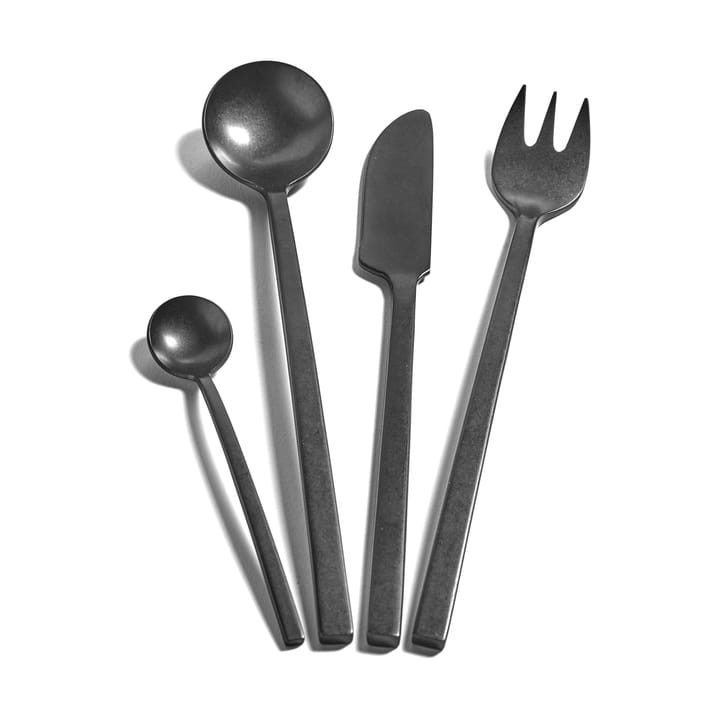 La Mère 刀叉勺 套装 24件 - 黑色 - Serax